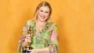Emerald Fennell at the Oscars (Image via Instagram/@luckychap)